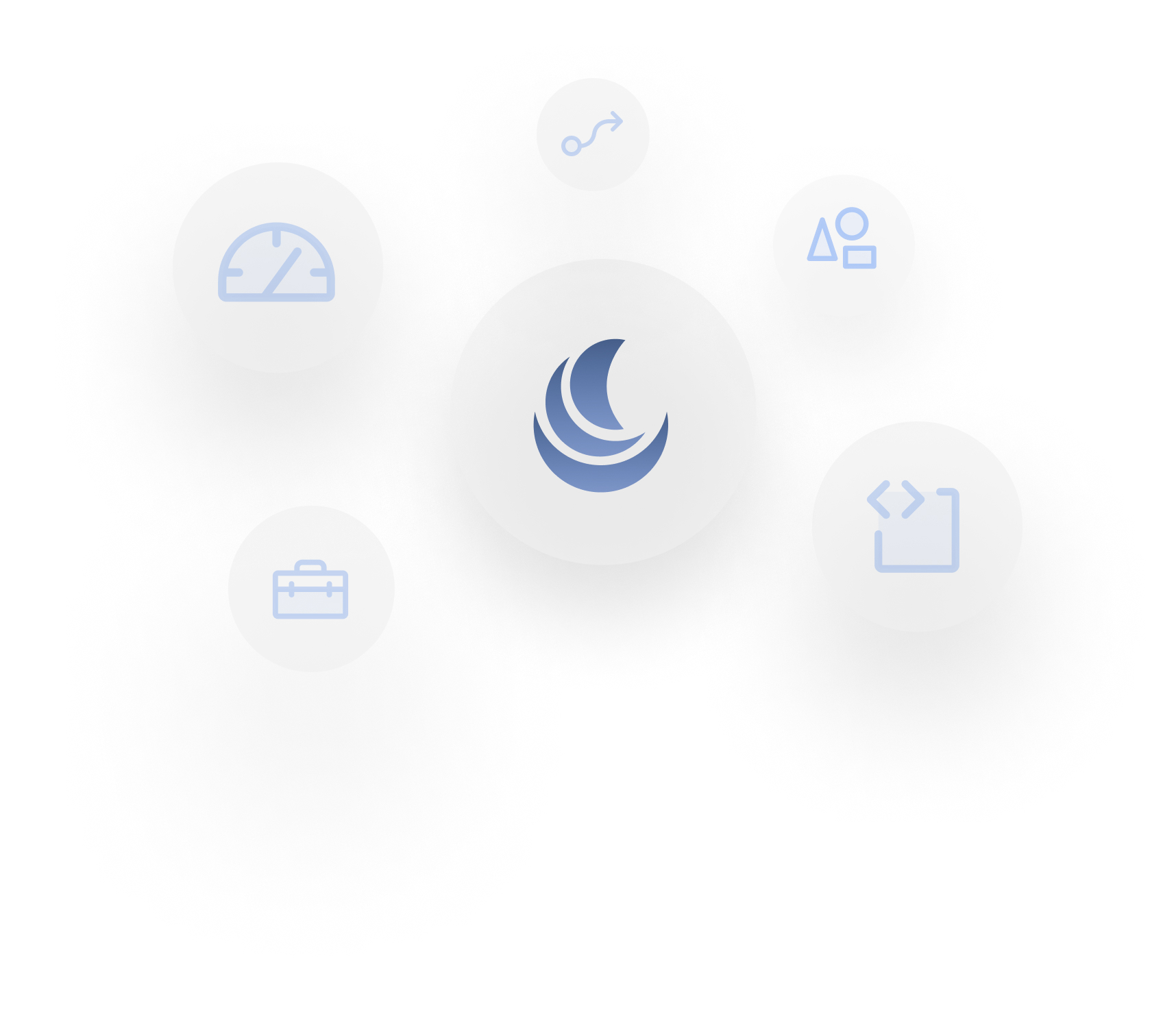 Fira logo surrounded by service icons